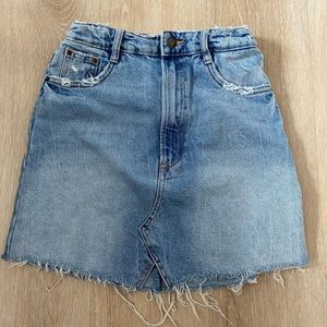 Zara Denim mini skirt